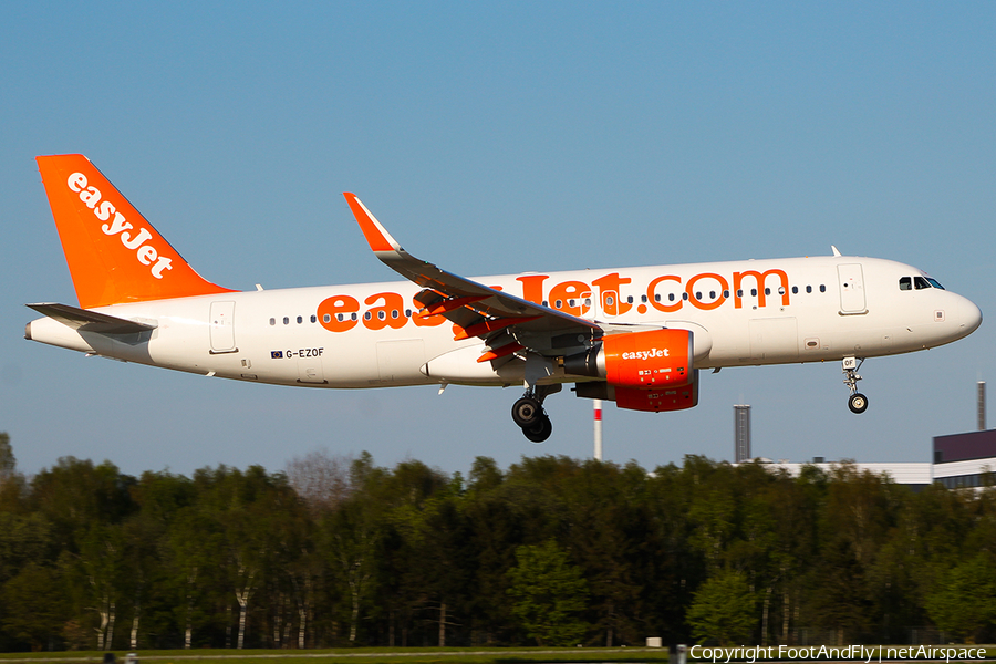 easyJet Airbus A320-214 (G-EZOF) | Photo 148135