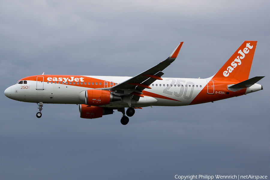 easyJet Airbus A320-214 (G-EZOL) | Photo 121097
