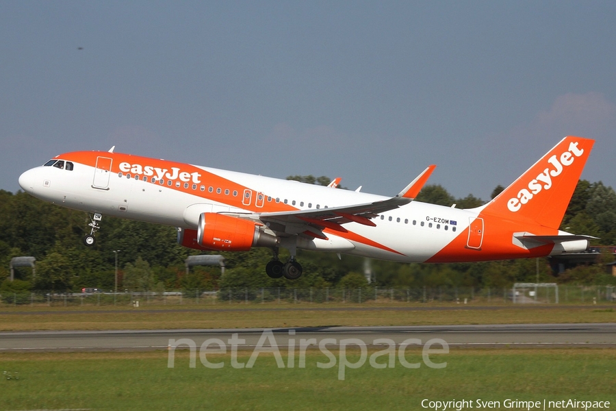 easyJet Airbus A320-214 (G-EZOM) | Photo 257699