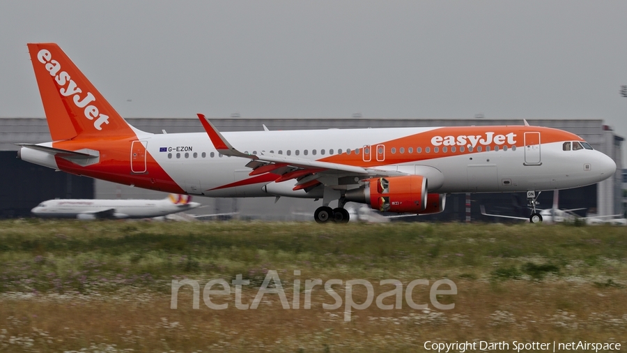 easyJet Airbus A320-214 (G-EZON) | Photo 229736