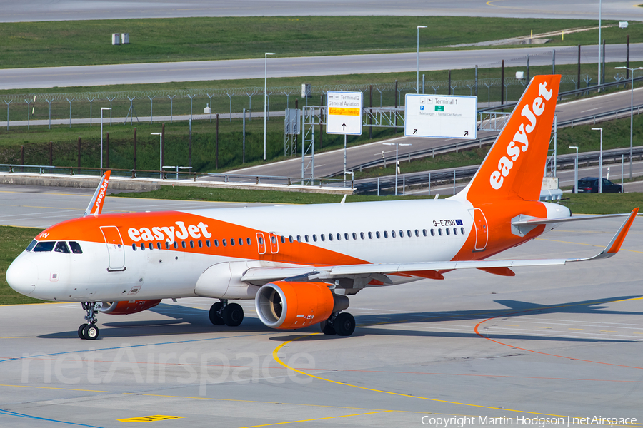 easyJet Airbus A320-214 (G-EZON) | Photo 239898