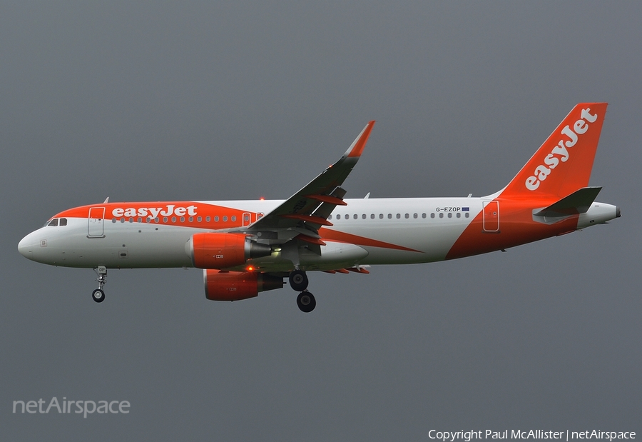 easyJet Airbus A320-214 (G-EZOP) | Photo 80381