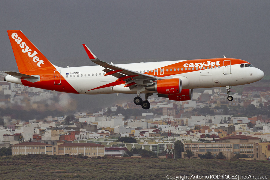 easyJet Airbus A320-214 (G-EZOP) | Photo 366799