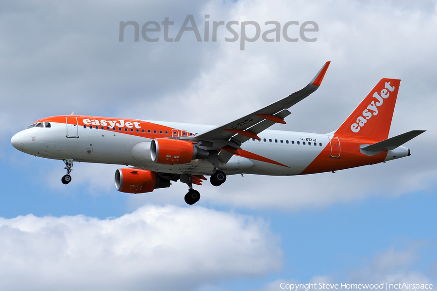 easyJet Airbus A320-214 (G-EZOU) | Photo 535316