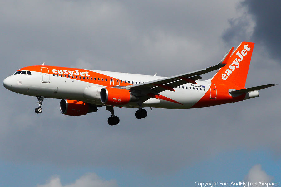 easyJet Airbus A320-214 (G-EZOV) | Photo 148173