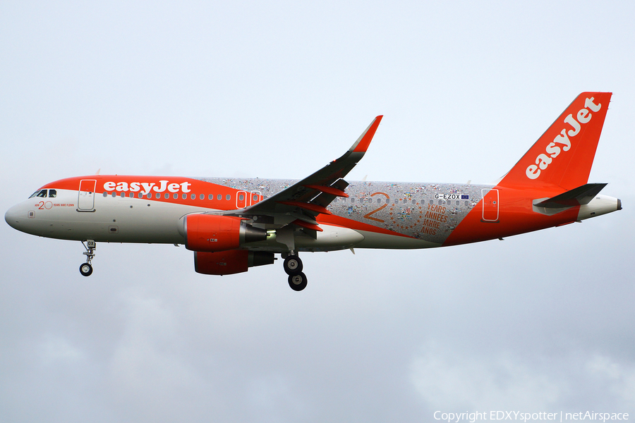 easyJet Airbus A320-214 (G-EZOX) | Photo 275221