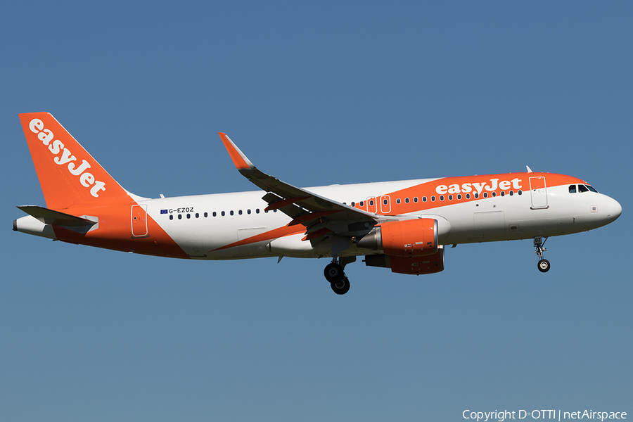 easyJet Airbus A320-214 (G-EZOZ) | Photo 605604