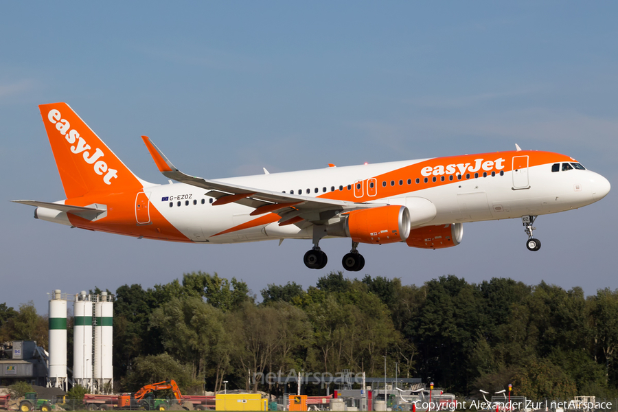 easyJet Airbus A320-214 (G-EZOZ) | Photo 142455