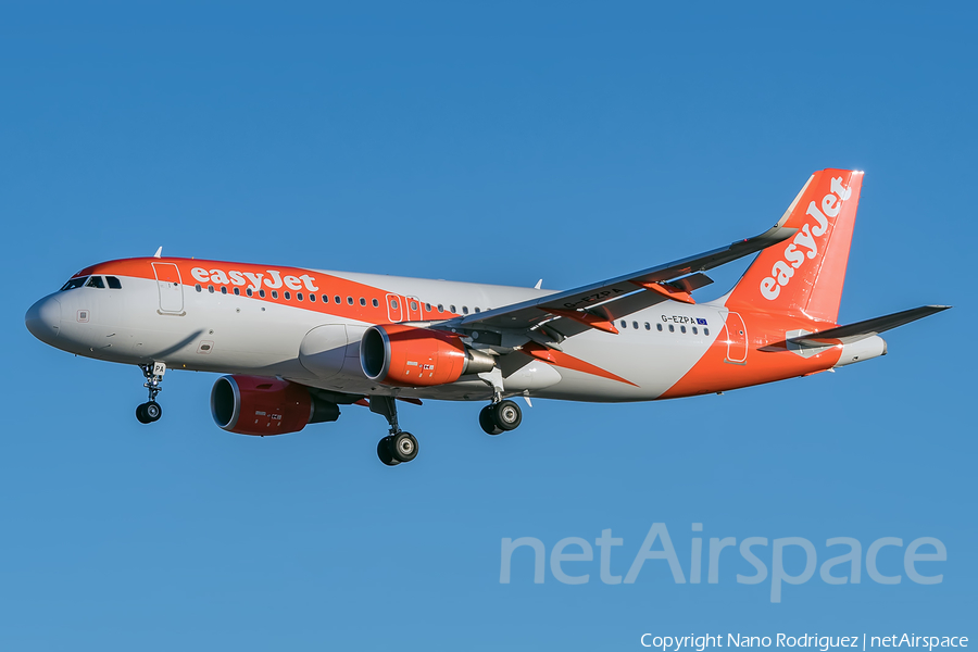 easyJet Airbus A320-214 (G-EZPA) | Photo 136413