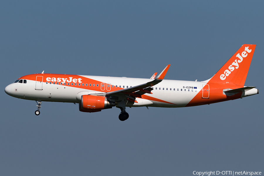 easyJet Airbus A320-214 (G-EZPB) | Photo 167002