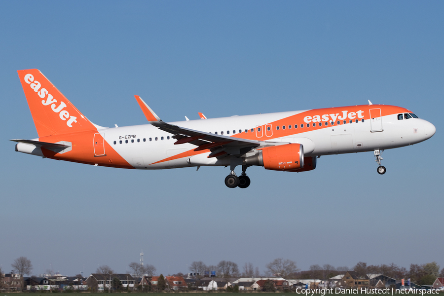 easyJet Airbus A320-214 (G-EZPB) | Photo 513070