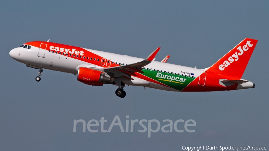 easyJet Airbus A320-214 (G-EZPC) | Photo 237287