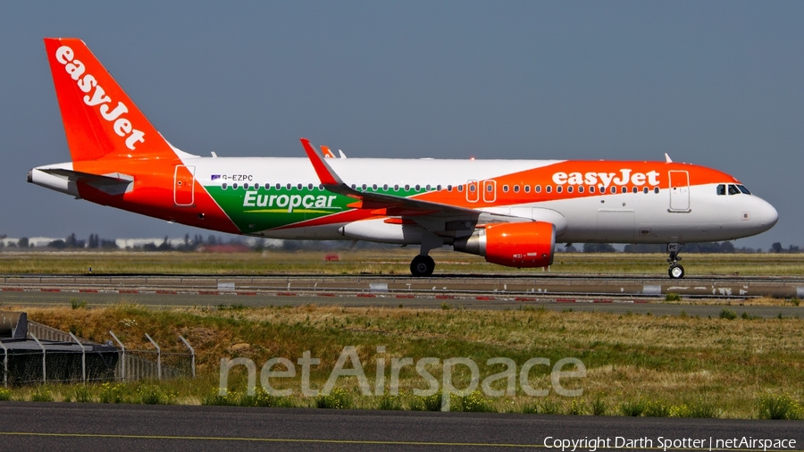 easyJet Airbus A320-214 (G-EZPC) | Photo 237288