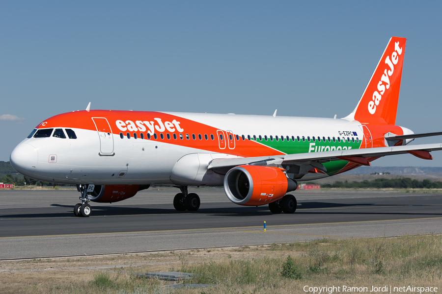 easyJet Airbus A320-214 (G-EZPC) | Photo 172616