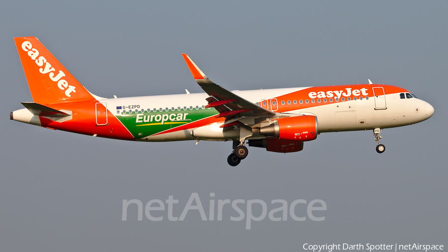 easyJet Airbus A320-214 (G-EZPD) | Photo 361838