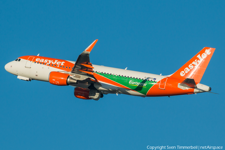 easyJet Airbus A320-214 (G-EZPD) | Photo 365298