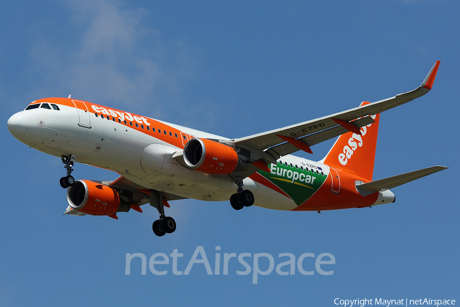 easyJet Airbus A320-214 (G-EZPD) | Photo 194303