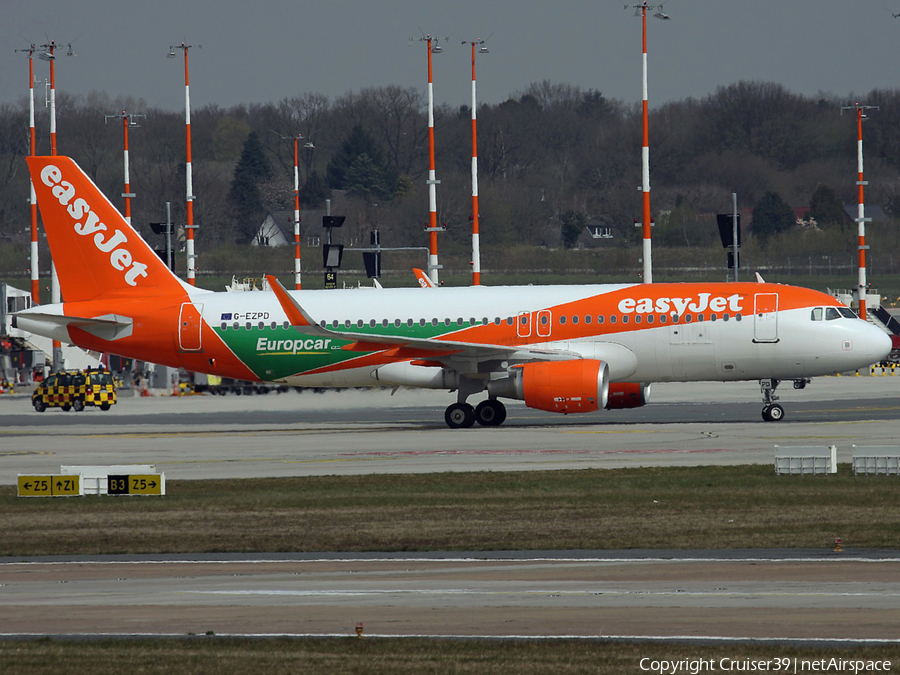 easyJet Airbus A320-214 (G-EZPD) | Photo 517758