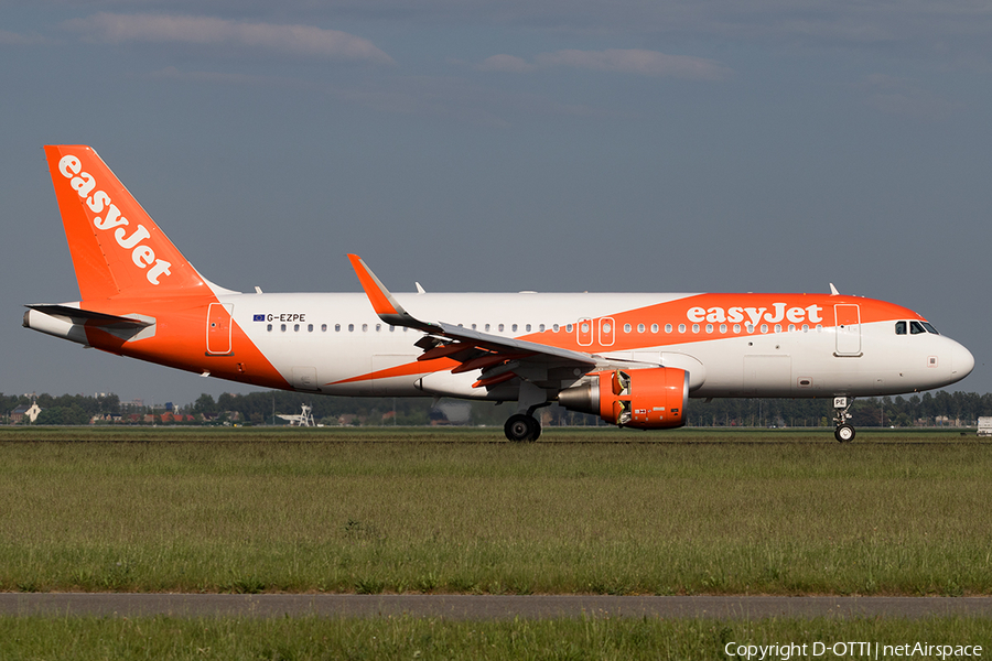 easyJet Airbus A320-214 (G-EZPE) | Photo 167552