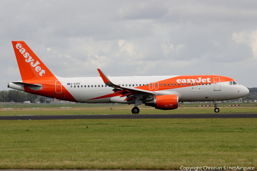 easyJet Airbus A320-214 (G-EZPF) | Photo 119775