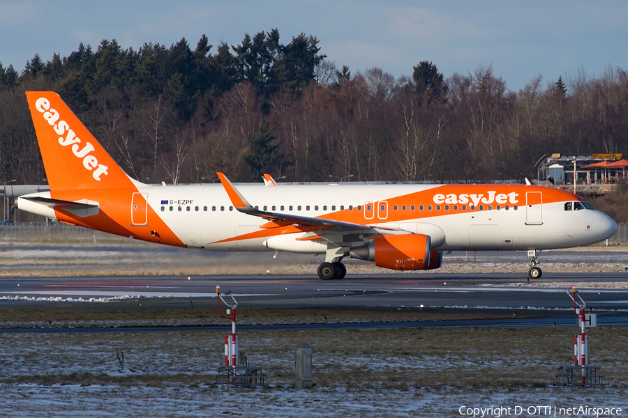 easyJet Airbus A320-214 (G-EZPF) | Photo 223271