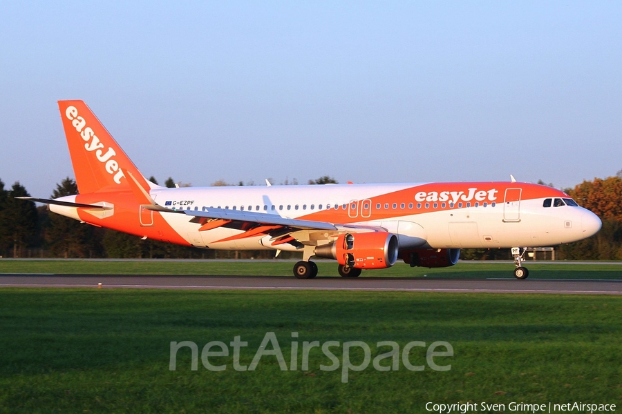 easyJet Airbus A320-214 (G-EZPF) | Photo 228656
