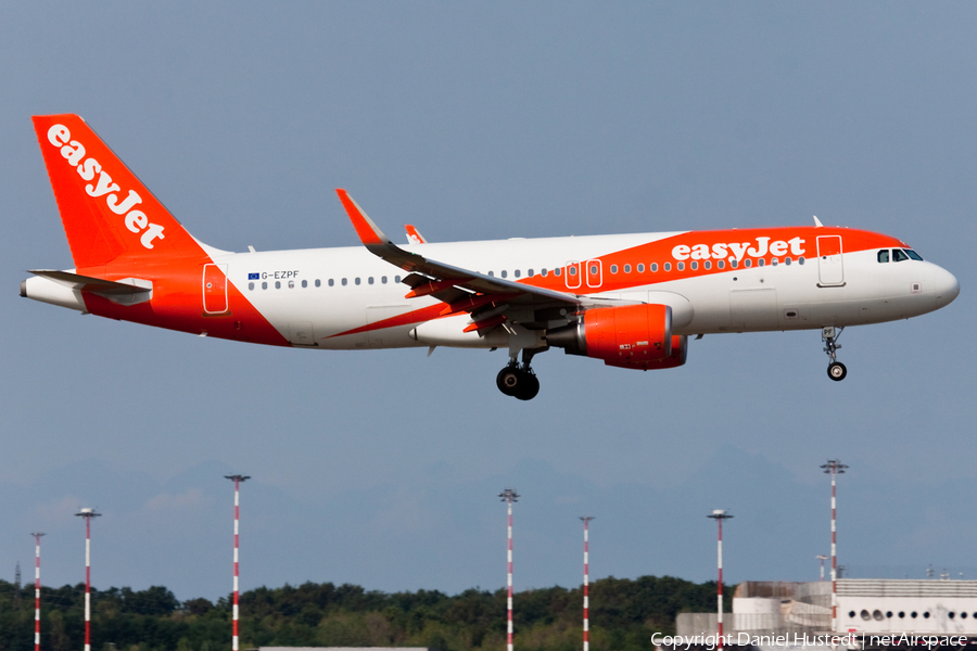 easyJet Airbus A320-214 (G-EZPF) | Photo 472286