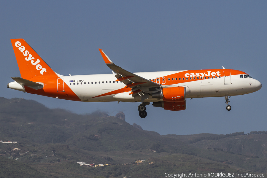 easyJet Airbus A320-214 (G-EZPJ) | Photo 136753