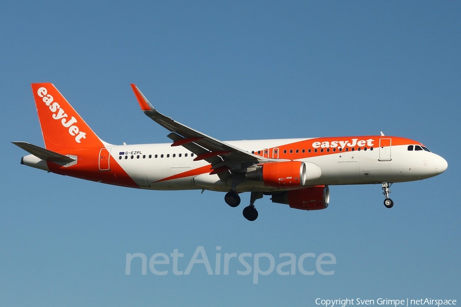 easyJet Airbus A320-214 (G-EZPL) | Photo 165001