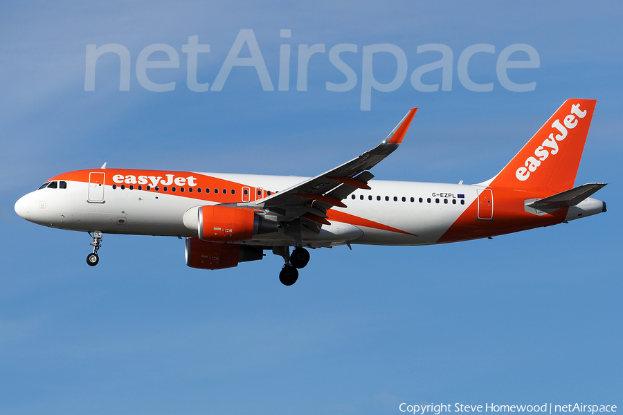 easyJet Airbus A320-214 (G-EZPL) | Photo 149810