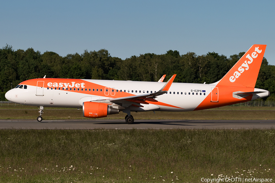 easyJet Airbus A320-214 (G-EZPS) | Photo 166235