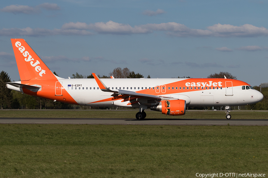 easyJet Airbus A320-214 (G-EZPT) | Photo 159057
