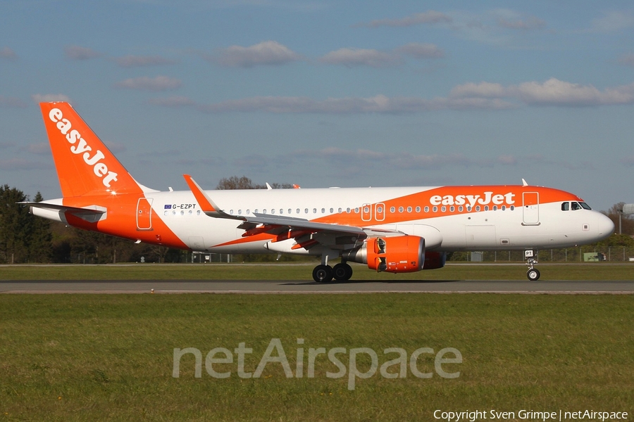 easyJet Airbus A320-214 (G-EZPT) | Photo 159384