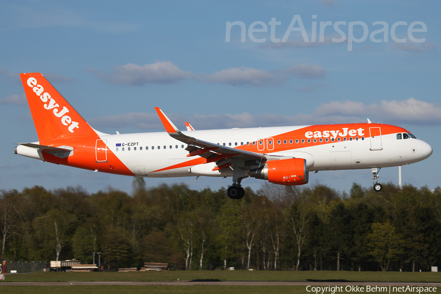 easyJet Airbus A320-214 (G-EZPT) | Photo 159478