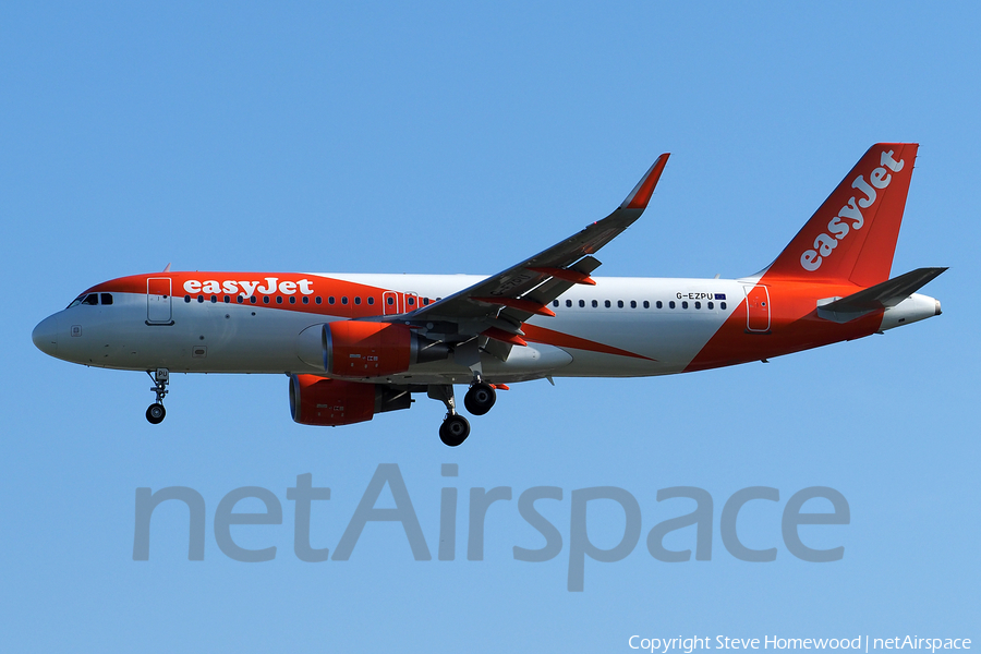 easyJet Airbus A320-214 (G-EZPU) | Photo 174687