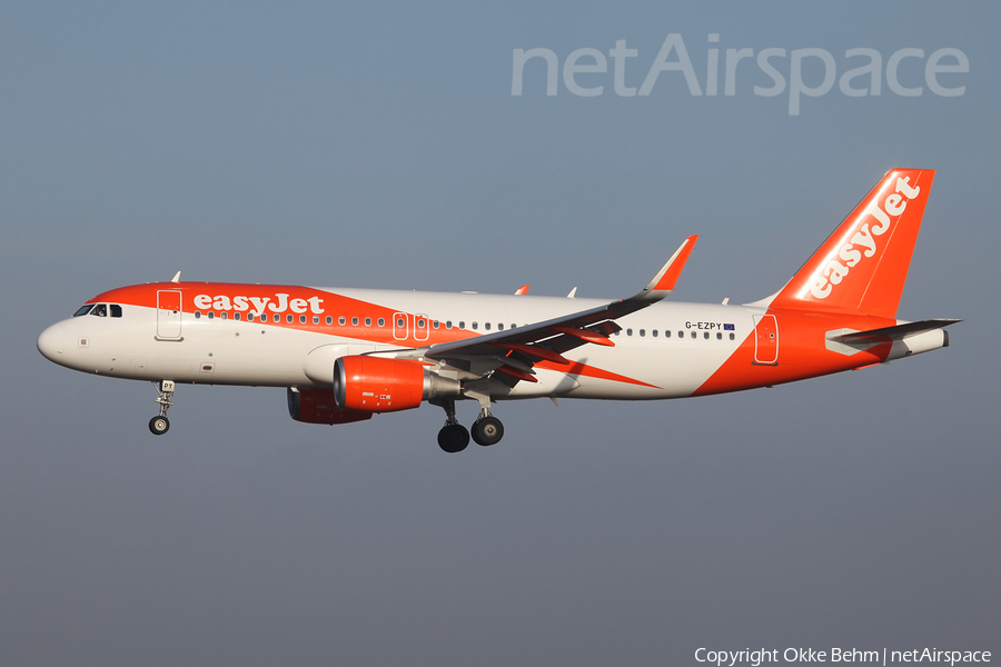 easyJet Airbus A320-214 (G-EZPY) | Photo 221057