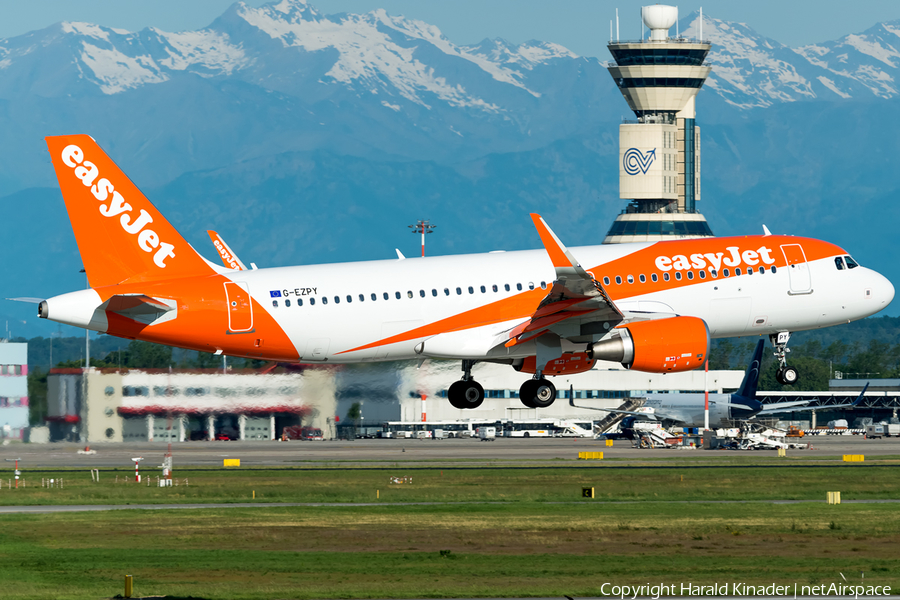 easyJet Airbus A320-214 (G-EZPY) | Photo 301220