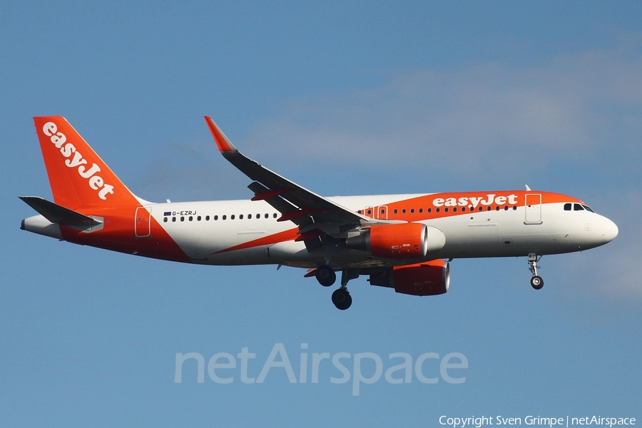 easyJet Airbus A320-214 (G-EZRJ) | Photo 181475