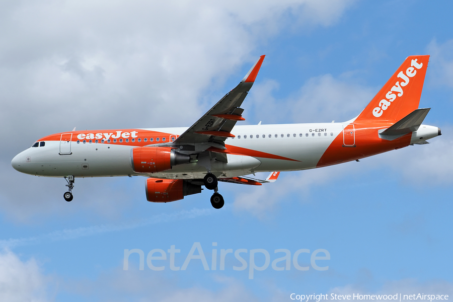 easyJet Airbus A320-214 (G-EZRT) | Photo 535317
