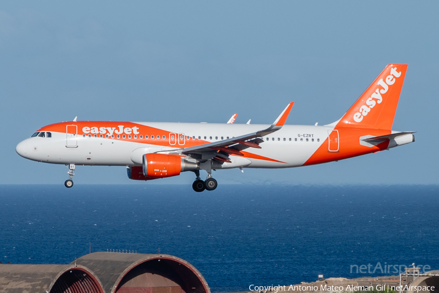 easyJet Airbus A320-214 (G-EZRT) | Photo 626003