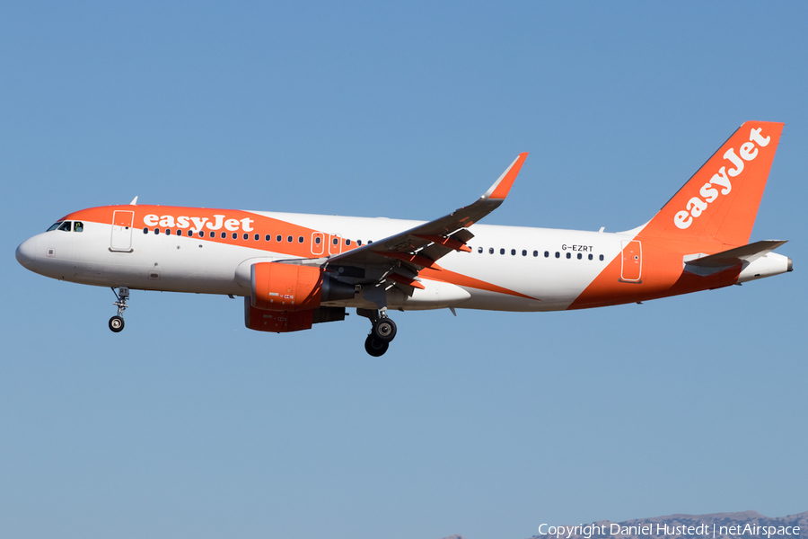 easyJet Airbus A320-214 (G-EZRT) | Photo 534517