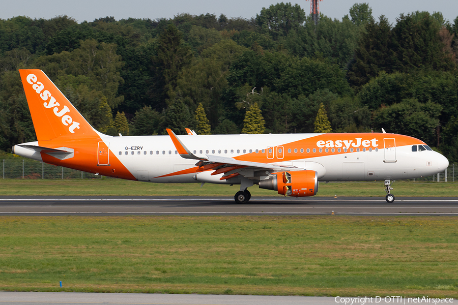 easyJet Airbus A320-214 (G-EZRV) | Photo 344615