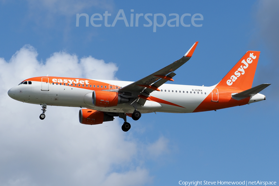 easyJet Airbus A320-214 (G-EZRX) | Photo 535091