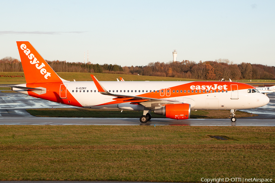 easyJet Airbus A320-214 (G-EZRY) | Photo 360777