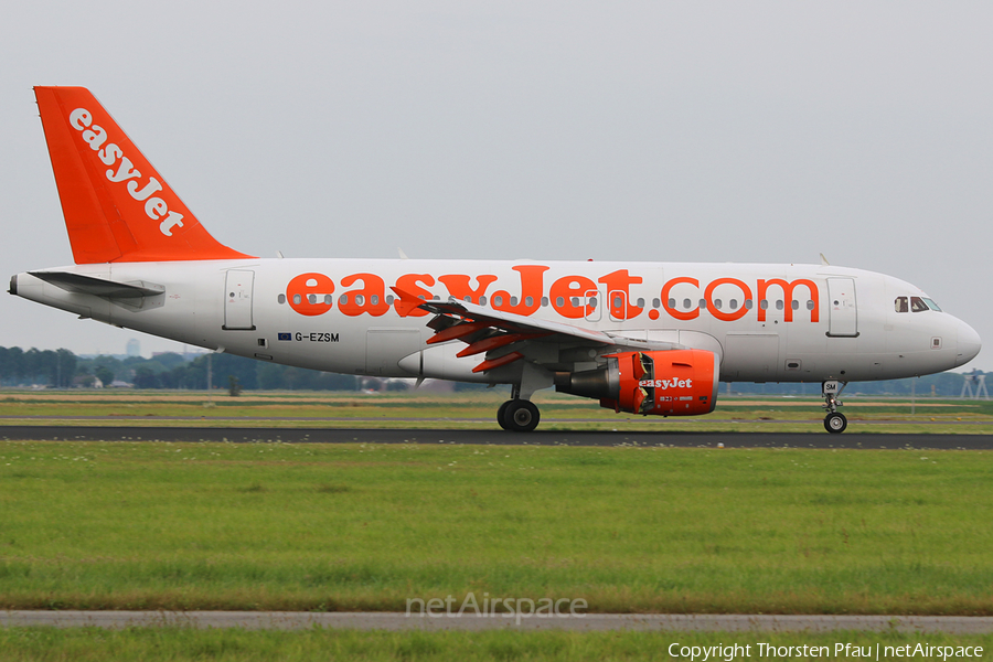 easyJet Airbus A319-111 (G-EZSM) | Photo 63120