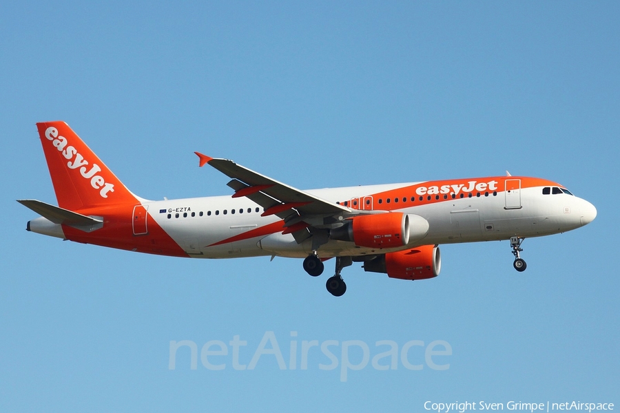 easyJet Airbus A320-214 (G-EZTA) | Photo 106973