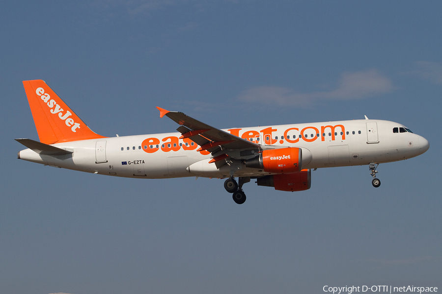 easyJet Airbus A320-214 (G-EZTA) | Photo 376335