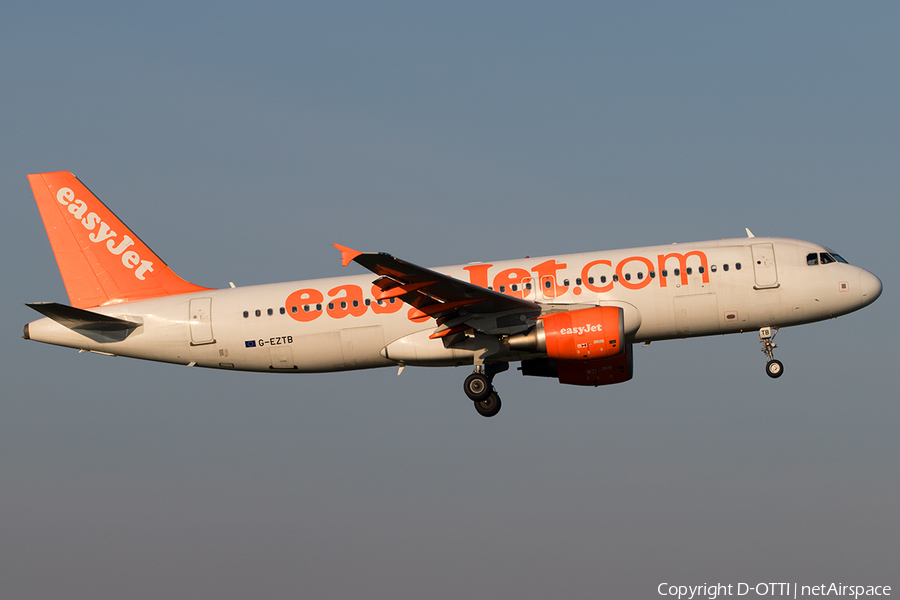 easyJet Airbus A320-214 (G-EZTB) | Photo 526882
