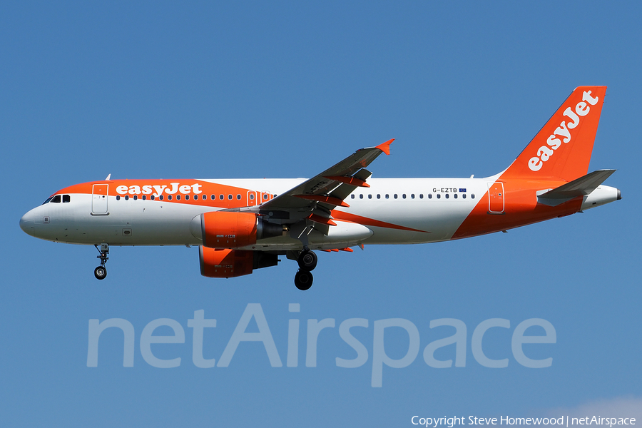 easyJet Airbus A320-214 (G-EZTB) | Photo 174691
