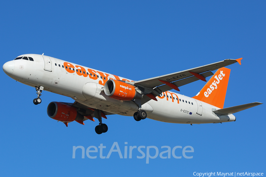 easyJet Airbus A320-214 (G-EZTC) | Photo 344141